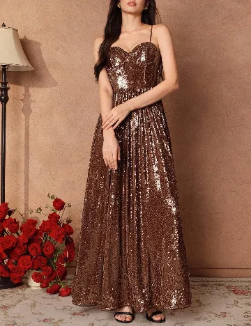Rochie lunga Savoree, maro