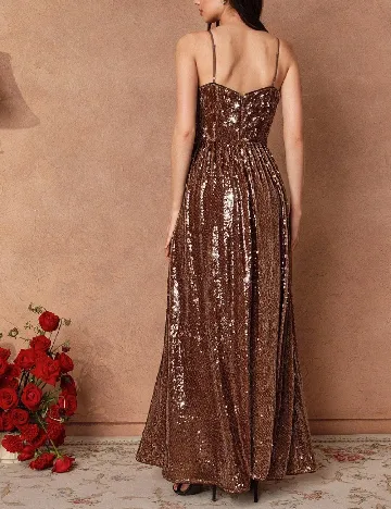 Rochie lunga Savoree, maro