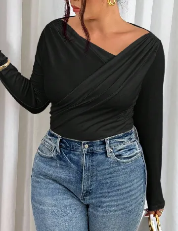 Body SHEIN CURVE, negru