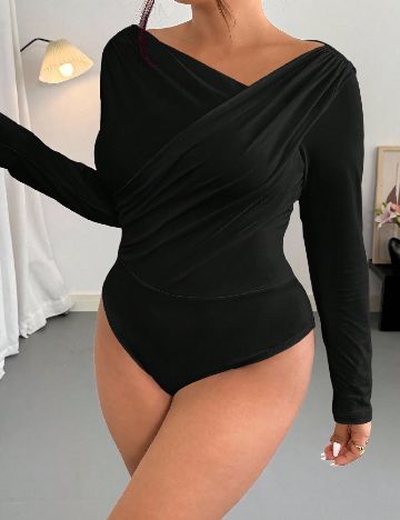 Body SHEIN CURVE, negru