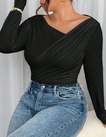 Body SHEIN CURVE, negru