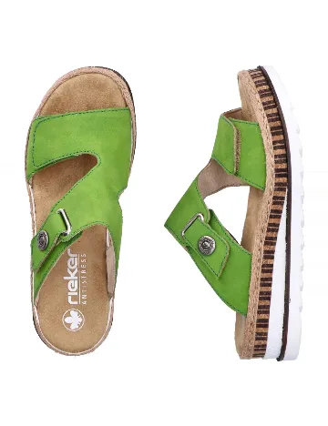 Slapi Rieker, verde