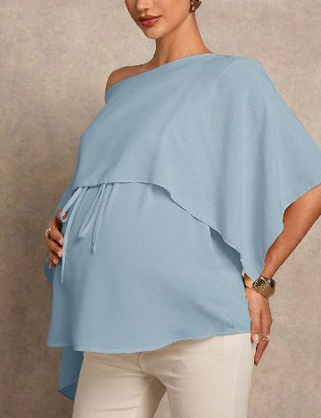 Bluza SHEIN Maternity, albastru