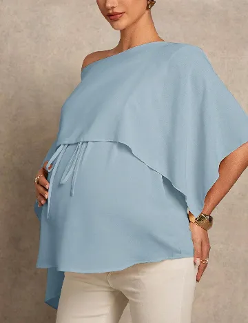 Bluza SHEIN Maternity, albastru