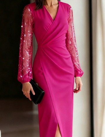 Rochie lunga SHEIN, roz