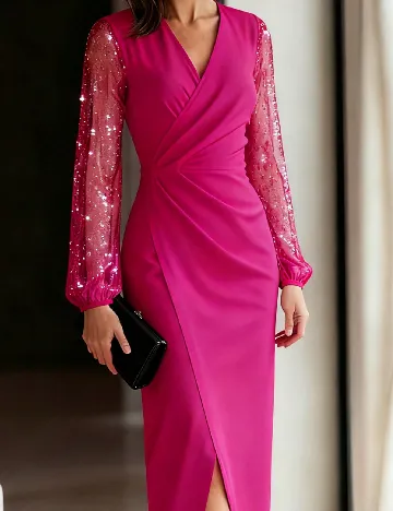 Rochie lunga SHEIN, roz