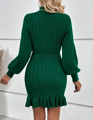 Rochie scurta SHEIN, verde