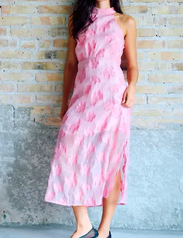 Rochie medie Ichi, roz