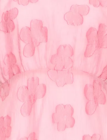 Rochie medie Ichi, roz