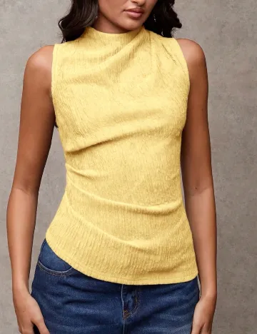 Top SHEIN, galben
