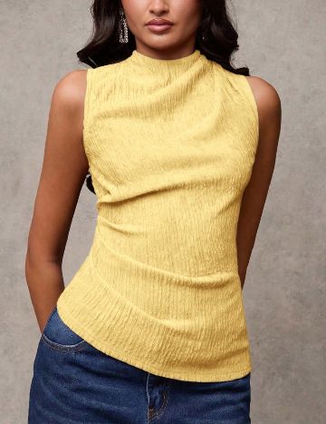 Top SHEIN, galben