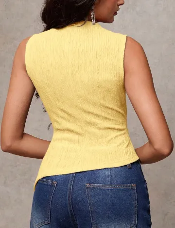 Top SHEIN, galben
