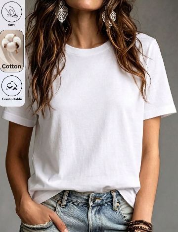 Tricou SHEIN, alb