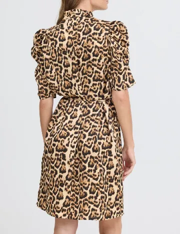 Rochie scurta Ichi, animal print
