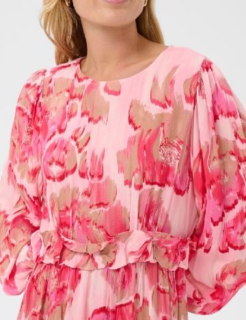 Rochie lunga Saint Tropez, roz