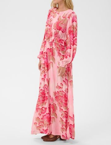 Rochie lunga Saint Tropez, roz