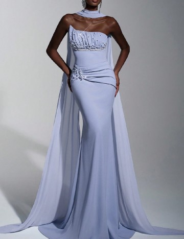 Rochie lunga SHEIN, albastru