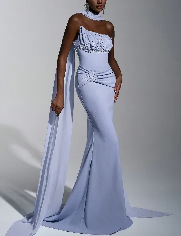 Rochie lunga SHEIN, albastru