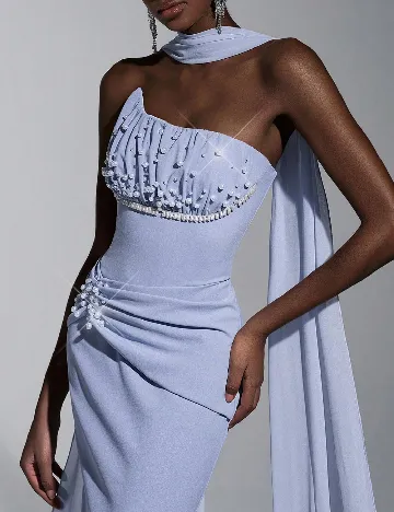 Rochie lunga SHEIN, albastru