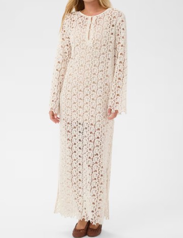 Rochie lunga Saint Tropez, alb