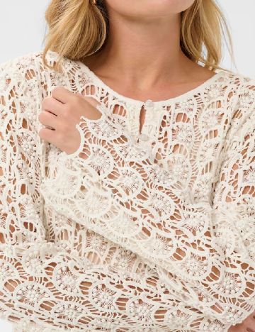 Rochie lunga Saint Tropez, alb