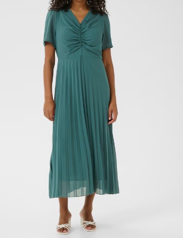 Rochie lunga Kaffe, verde