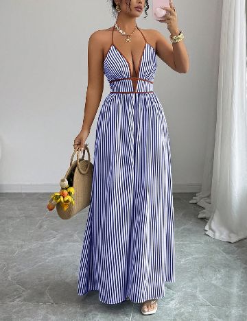 Rochie lunga SHEIN, albastru