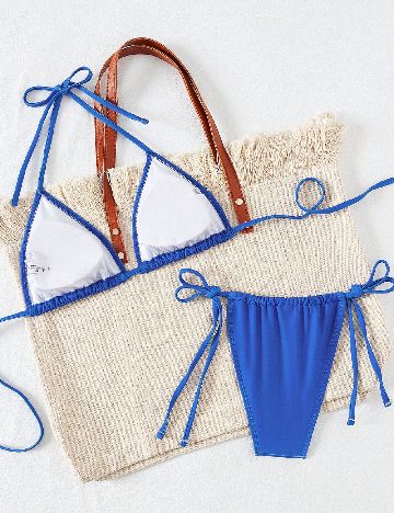 Costum de baie SHEIN, albastru