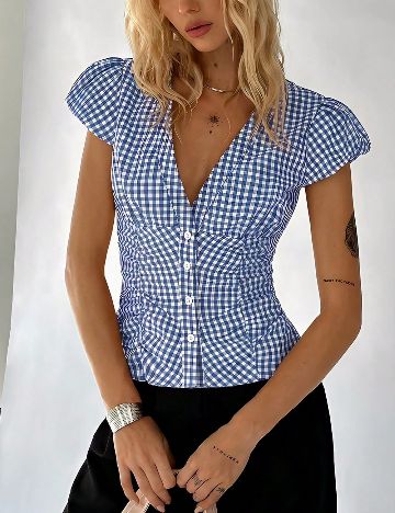 Bluza SHEIN, albastru