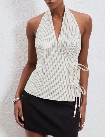 Top SHEIN, ecru
