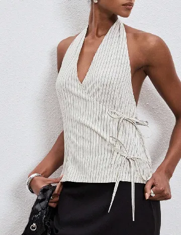Top SHEIN, ecru