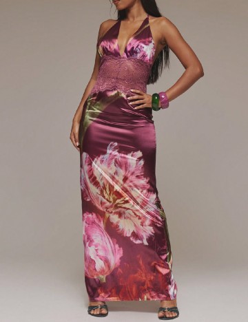 Rochie lunga Musera, mov