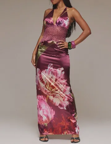 Rochie lunga Musera, mov