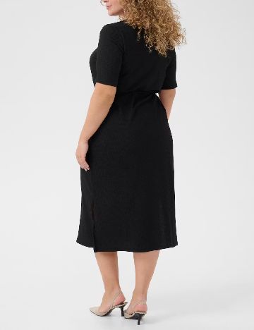 Rochie medie Kaffe Curve, negru