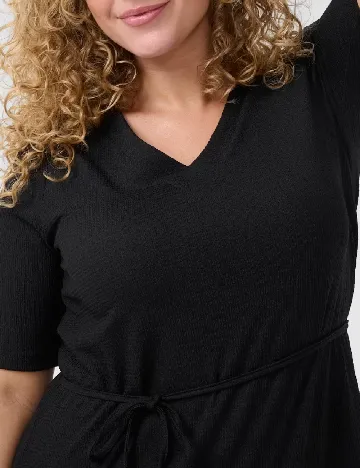 Rochie medie Kaffe Curve, negru