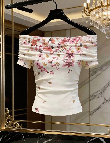 Top SHEIN, alb