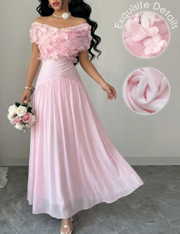 Rochie lunga SHEIN, roz