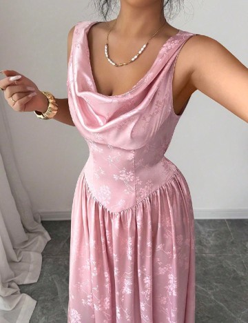 Rochie lunga SHEIN, roz