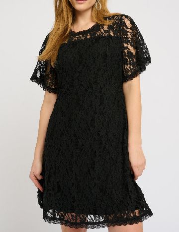 Rochie scurta Cream, negru