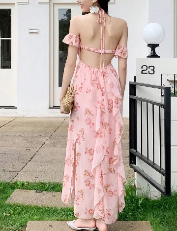 Rochie lunga SHEIN, roz