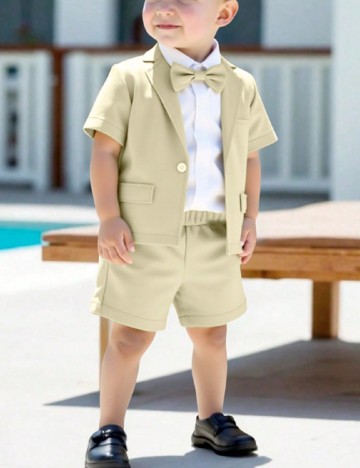 Compleu Shein Kids, verde deschis