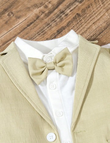 Compleu Shein Kids, verde deschis