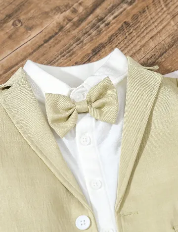 Compleu Shein Kids, verde deschis