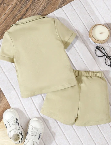 Compleu Shein Kids, verde deschis