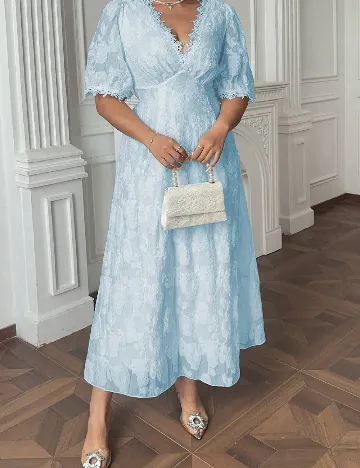 Rochie lunga SHEIN CURVE, albastru