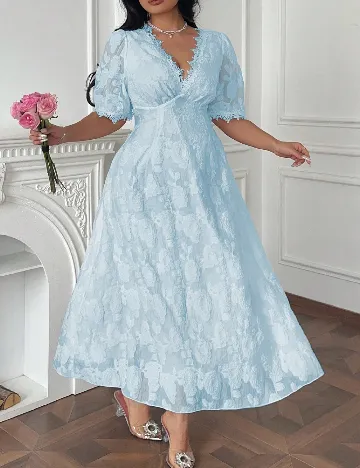Rochie lunga SHEIN CURVE, albastru