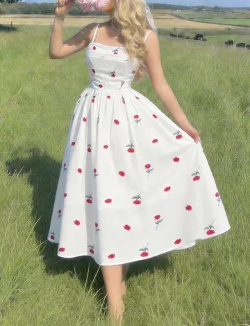 Rochie medie SHEIN, alb