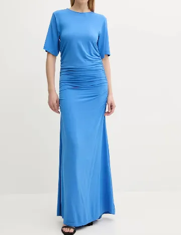 Rochie lunga Gestuz, albastru