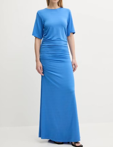 Rochie lunga Gestuz, albastru