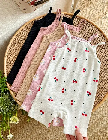 Set salopete 5 bucati Shein Kids, mix culori
